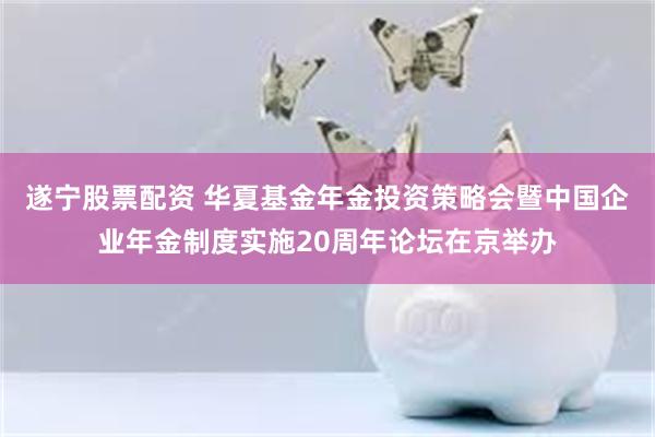 遂宁股票配资 华夏基金年金投资策略会暨中国企业年金制度实施20周年论坛在京举办