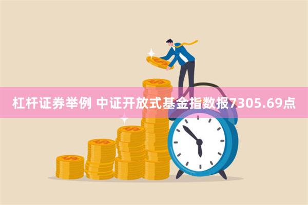 杠杆证券举例 中证开放式基金指数报7305.69点