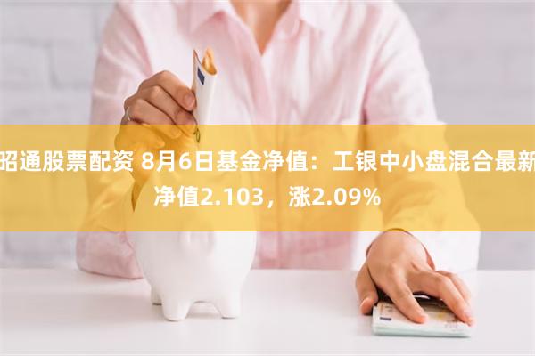 昭通股票配资 8月6日基金净值：工银中小盘混合最新净值2.103，涨2.09%